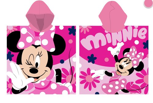 Disney Minnie egér 100% pamut poncsó - 55x110 cm