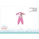 Pigiama Disney Minnie per bebè - pigiama in jersey di cotone - rosa - 86