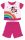 Disney Minnie egér nyári rövid ujjú baba pizsama - pamut jersey pizsama - pink - 80