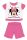 Disney Minnie egér nyári rövid ujjú baba pizsama - pamut jersey pizsama - rózsaszín - 80
