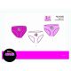 Disney Minnie mouse girl's panties - 3-piece cotton panties - 98-104