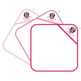    Asciugamano con cappuccio per neonati Disney Minnie Mouse con motivo ricamato - 70 x 70 cm