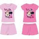 Disney Minnie egér pamut nyári együttes - póló-rövidnadrág szett - rózsaszín - 104