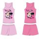 Disney Minnie egér pamut nyári együttes - trikó-rövidnadrág szett - rózsaszín - 128