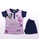 Short-sleeved cotton children's pajamas - Minnie mouse - dark blue - 122