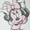 Pigiama invernale per bebè in cotone - Minnie mouse - rosa - 80