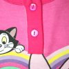 Téli pamut gyerek pizsama - Minnie egér - pink - 104