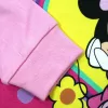 Téli pamut gyerek pizsama - Minnie egér - világosrózsaszín - 134