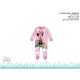 Dětské odrážedlo Disney Minnie Mouse - světle růžovo-fialové - pro miminka 1-3 měsíce