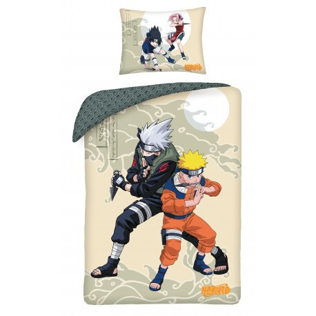 Set biancheria da letto Naruto 140x200 cm, 70x90 cm