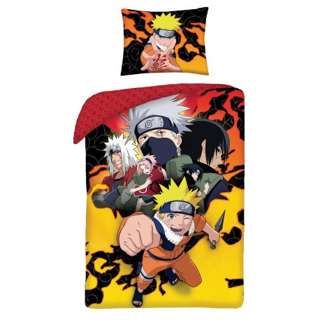 Set biancheria da letto Naruto 140x200 cm, 70x90 cm