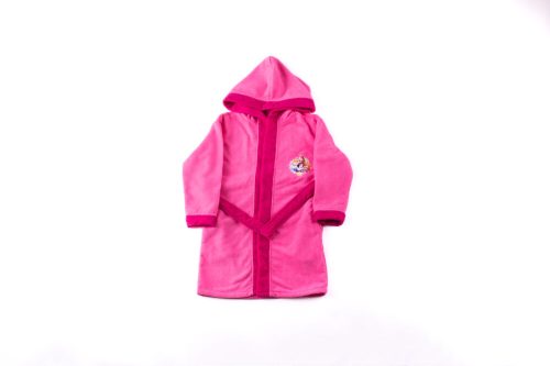 Gyerek köntös - Mikroszálas kapucnis - Disney Princess - 110-116 - rózsaszín
