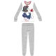 Disney Schneewittchen Damen-Pyjama aus dünner Baumwolle – Jersey-Pyjama – Hellgrau – S