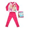 Hosszú vékony pamut gyerek pizsama - Hercegnők - Aranyhaj, Ariel, Csipkerózsika mintával - Jersey  - pink - 122