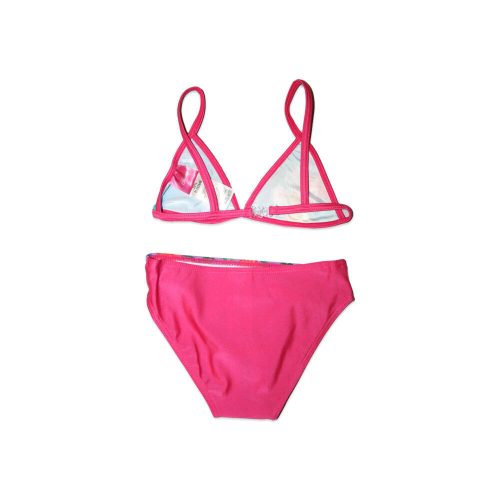 Disney Hercegnők kétrészes fürdőruha kislányoknak - virág mintával - pink - 128