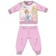 Disney Princesses winter thick baby pajamas - cotton flannel pajamas - light pink - 92