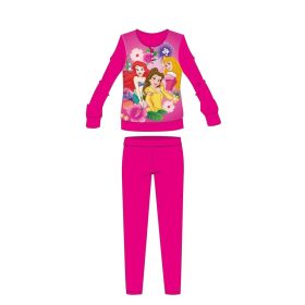   Disney Hercegnők téli vastag gyerek pizsama - pamut flanel pizsama