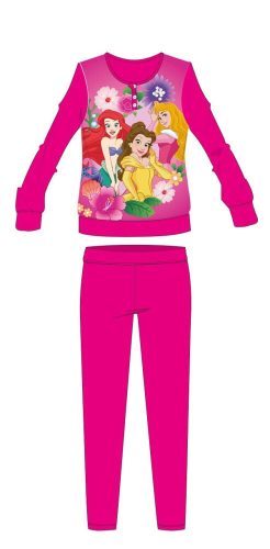 Disney Princess winter thick children's pajamas - cotton flannel pajamas - pink - 116