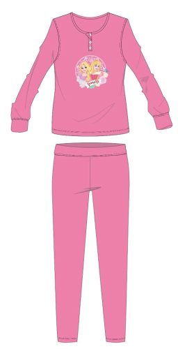 Disney Hercegnők pamut flanel pizsama - téli vastag gyerek pizsama - rózsaszín - 104
