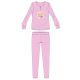Pigiama in flanella di cotone delle Principesse Disney - pigiama invernale per bambini spesso - rosa chiaro - 110