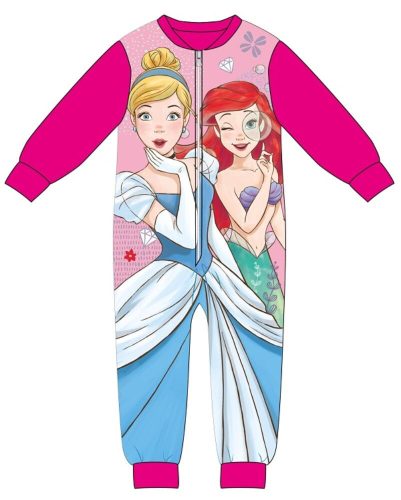 Disney Hercegnők egyberészes kezeslábas gyerek pizsama - interlock pamut pizsama - pink - 116