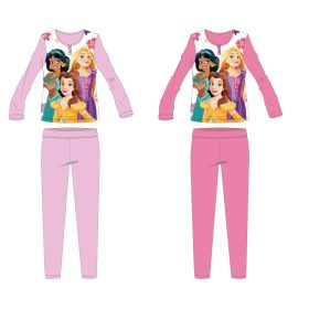 Pigiama per bambini Disney Princess in jersey di cotone