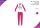Disney Hercegnők gyerek jersey pizsama - pink - 116