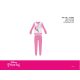 Disney Princesses thin cotton children's pajamas - jersey pajamas - pink - 98