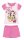 Disney Hercegnők nyári rövid ujjú gyerek pizsama - pamut jersey pizsama - rózsaszín - 110