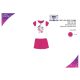 Disney Princess summer short-sleeved children's pajamas - cotton pajamas - pink - 110
