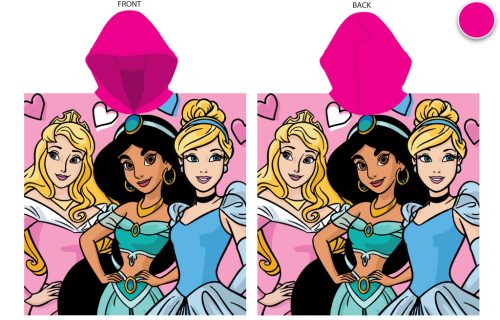 Prințese Disney 55x110 cm rapid -Drying Poncho