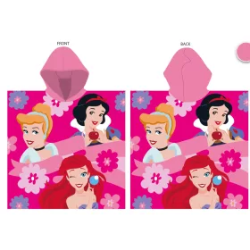   Disney Princess uterákové pončo 50x100 cm (rýchloschnúce)