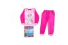 Disney Princess gyerek pamut pizsama - flanel pizsama - rózsaszín - 122