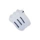 Calzini secret mercerizzati Kappa unisex - 3 paia/confezione - calzini secret in cotone - bianco - 36-38