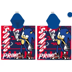 Sonic plážová osuška pončo 50x100 cm (rýchloschnúca)