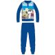Snoopy long thin cotton children's pajamas - jersey pajamas - medium blue - 122