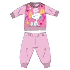Snoopy long thin baby pajamas - cotton jersey pajamas