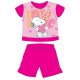 Snoopy short-sleeved summer cotton baby pajamas - pink - 98