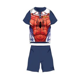   Pigiama estivo per bambini in cotone a maniche corte - Spiderman