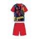 Pigiama estivo in cotone a maniche corte per bambini - Spiderman - con scritta Super Hero - rosso - 134