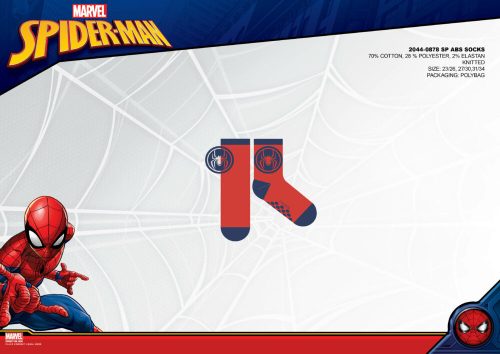 Spiderman non-slip thermal plush ankle socks for children