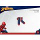 Rutschfeste Spiderman-Thermo-Plüsch-Söckchen für Kinder – dunkelblau-rot – 23–26