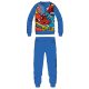 Zimní korálové pyžamo Spiderman - světle modré - 110