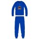 Spiderman Winter-Pyjama für Kinder, dick, Baumwollflanell-Pyjama, mittelblau, 110