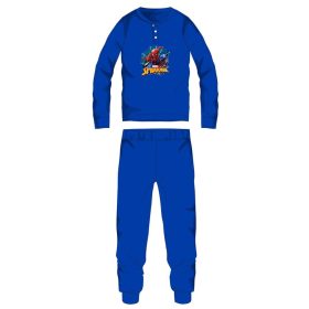 Pókember téli vastag gyerek pizsama - pamut flanel pizsama