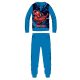Spiderman fleece pajamas - winter thick children's pajamas - light blue - 122