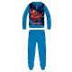 Spiderman-Fleece-Pyjama – Winterdicker Kinder-Pyjama – Hellblau – 128