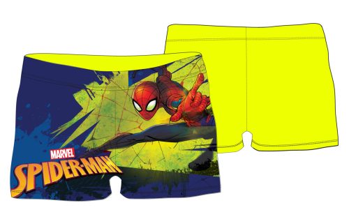 Boxer da bagno per ragazzo Spiderman - giallo uv - 110