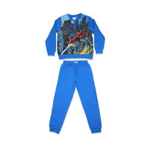 Winter flannel children's pajamas - Spiderman - medium blue - 122