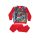 Téli flanel gyerek pizsama - Pókember - piros - 104